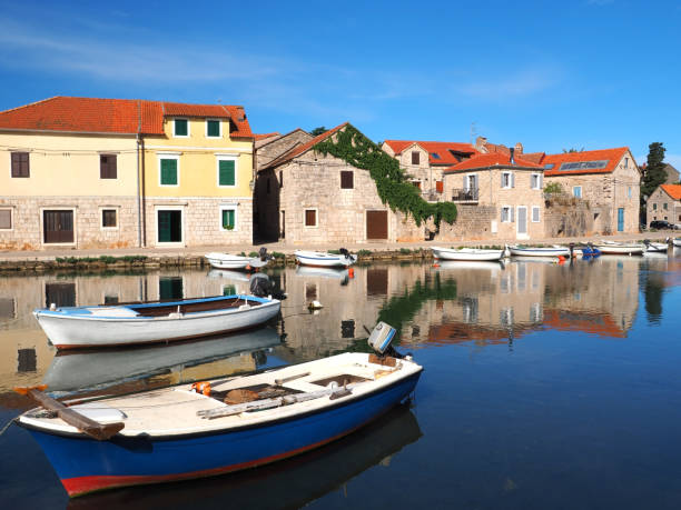 istock Morning tranquility in Vrboska 1168176962