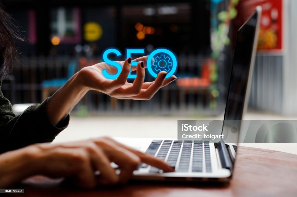 Search Engine Optimization Concept Search Engine Stock Photo