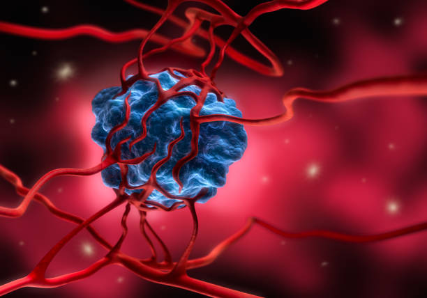 istock Close up of a cancer cell - 3d illustration 1168181061