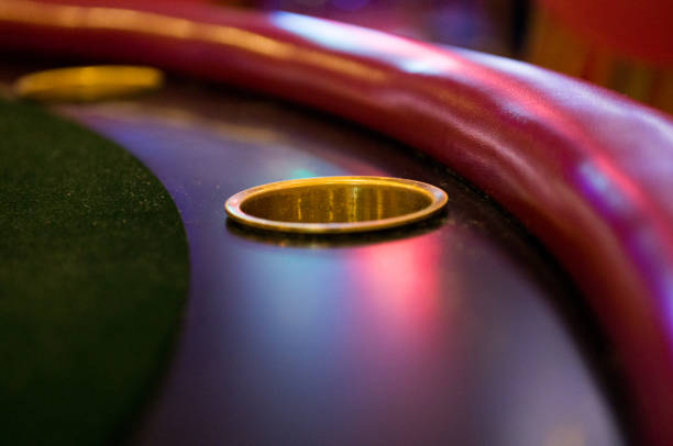 istock Close up of drink holder on Poker table 1168188232