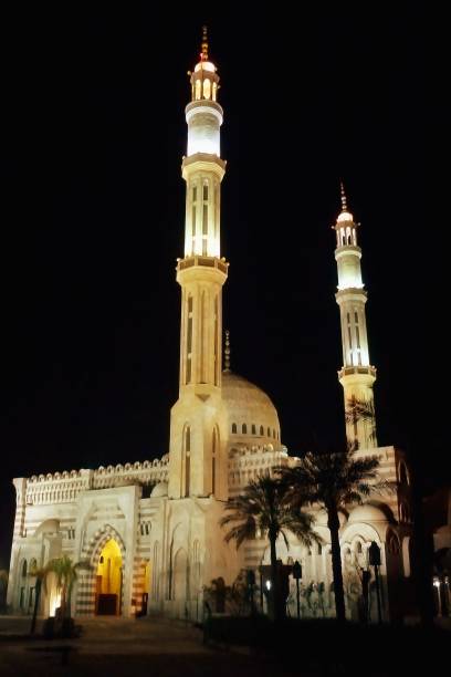 istock Mustafa Mosque, Sharm el Sheikh, Egypt - night view 1168188807