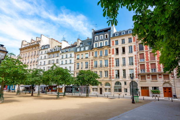 istock Dauphine square (place) in Paris, France 1168191428