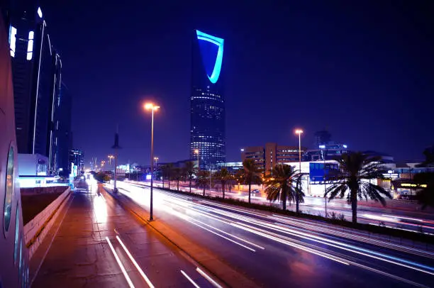 Photo of Saudi Arabia-Riyadh-King Fahad Road At Night-7