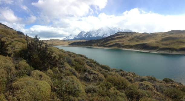 istock Steep slope lake and snow 1168216523