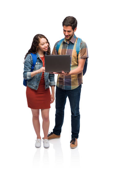 istock University students looking at a laptop together 1168216598