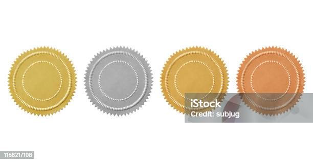 Vintage Seals Variation Stock Photo - Download Image Now - Certificate, Rubber Stamp, Seal - Stamp