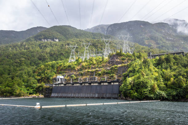 マナプーリ発電所 ニュージーランド - hydroelectric power station 写真 ストックフォトと画像