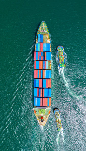 istock Container Ship Vessel Cargo Carrier. import export logistic and export products worldwide 1168222339
