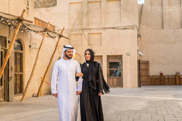 istock Arabian couple dating in Dubai 1168222525