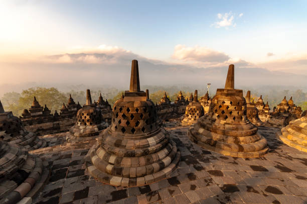 istock Sunrise at Borobudur Temple 1168222938