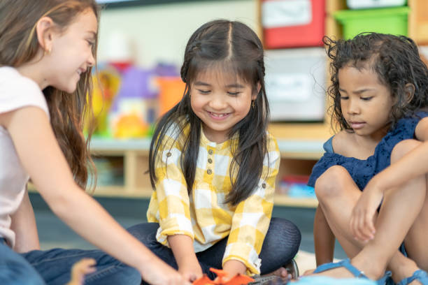 istock Happy preschool friends 1168223124