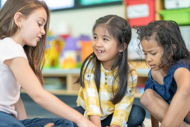 istock Happy preschool friends 1168223127