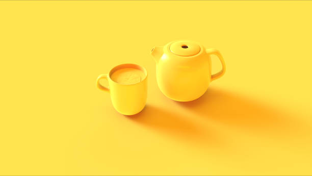 Yellow Mug and Teapot