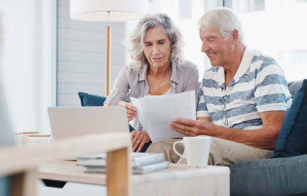 istock Seeing positive returns on their pension fund 1168225224