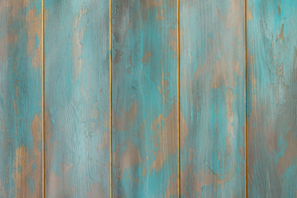 istock Wooden vintage background, space for design. Blue pastel wooden texture empty horizontal surface. 1168225524