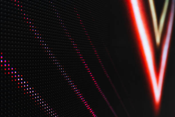 istock Abstract Close up Bright colored LED SMD video wall abstract background 1168227073