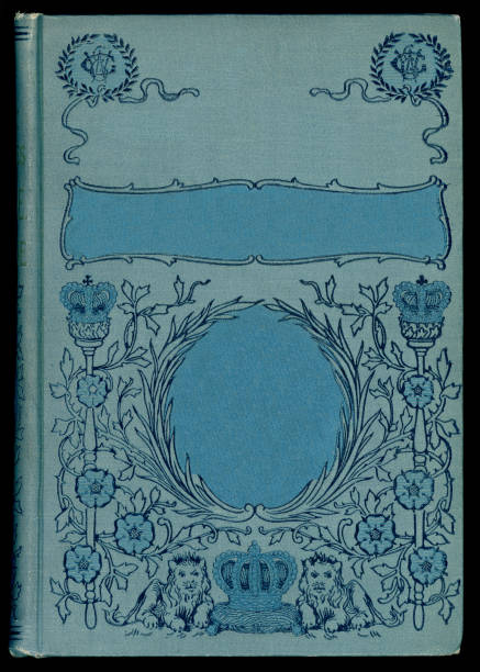 Antique Blue Hardcover Book