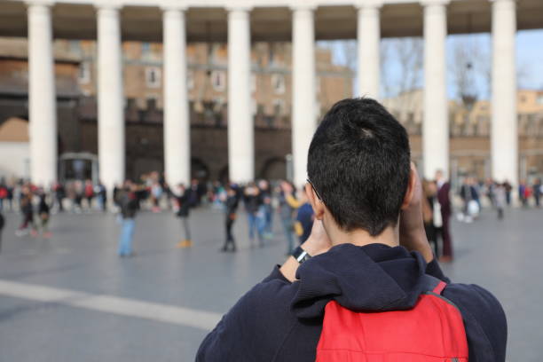 istock Young tourist in Vatican City 1168228677