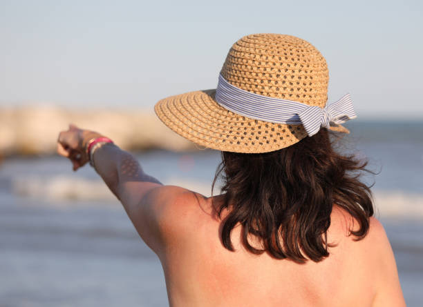 istock young woman with straw hat  in summer 1168229082