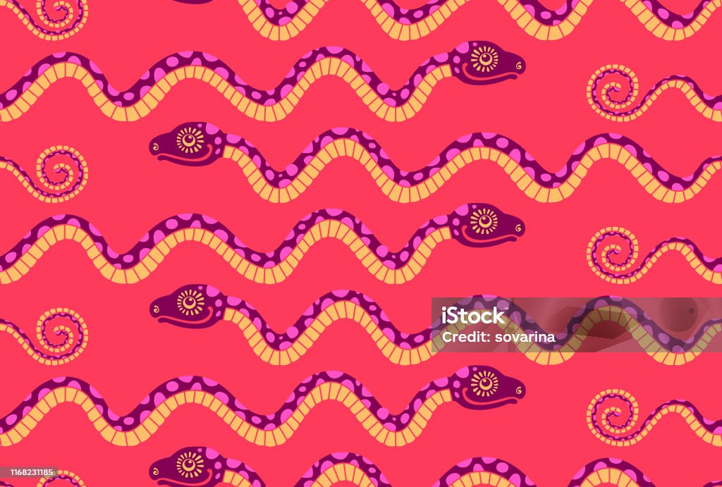 Python's With Beautiful Patterns Good Python A Seamless Pattern Vector Graphics Stock Illustration ...