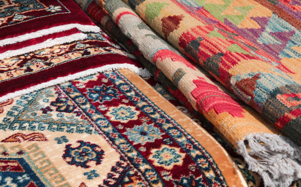 istock background of Persian type carpets and also kilim type with geom 1168234216