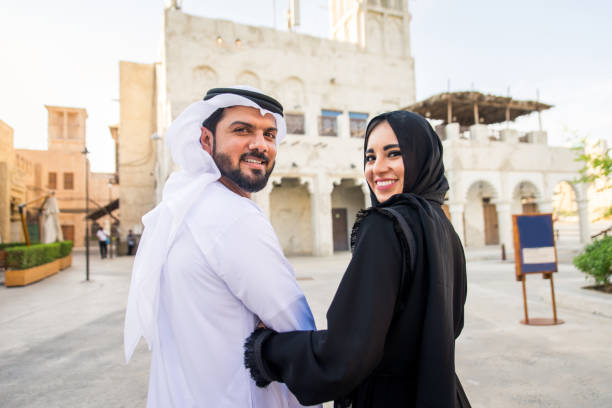 istock Arabian couple dating in Dubai 1168234296