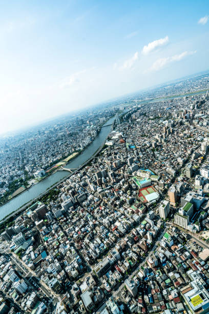 istock Tokyo aerial panorama across skyscraper cityscape 1168234846