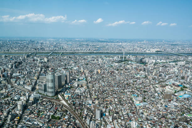 istock Tokyo aerial panorama across skyscraper cityscape 1168235385