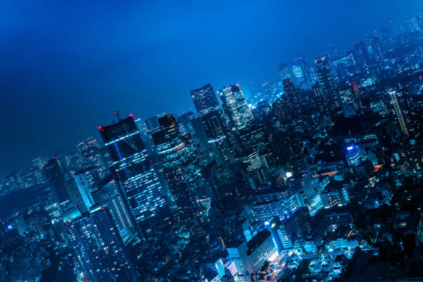 istock Beautiful night scene of tokyo skyline 1168236221