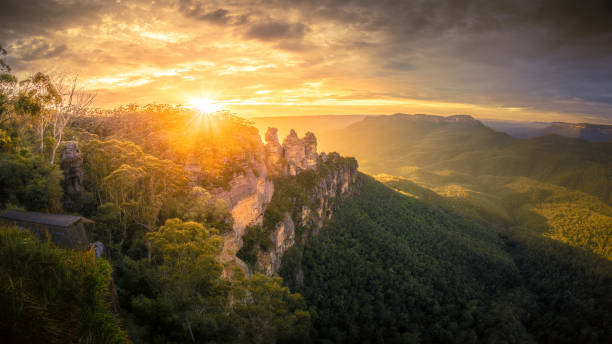 istock Three Sisters Blue Mountains Australia at sunrise 1168236876
