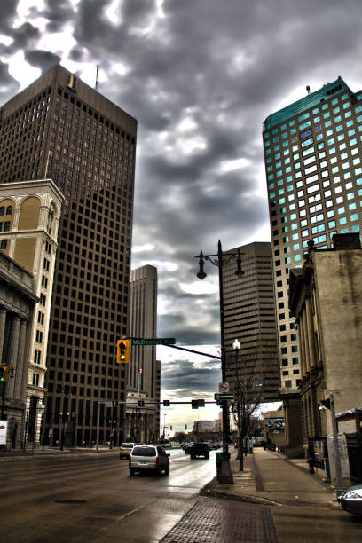 istock Portage and Main after a rain 1168238622