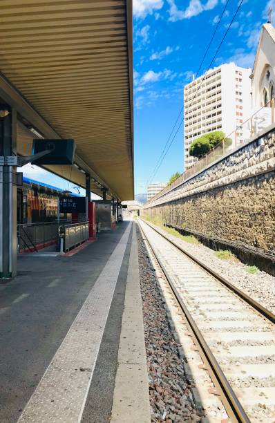Railway Station On A Hot Sunny Day