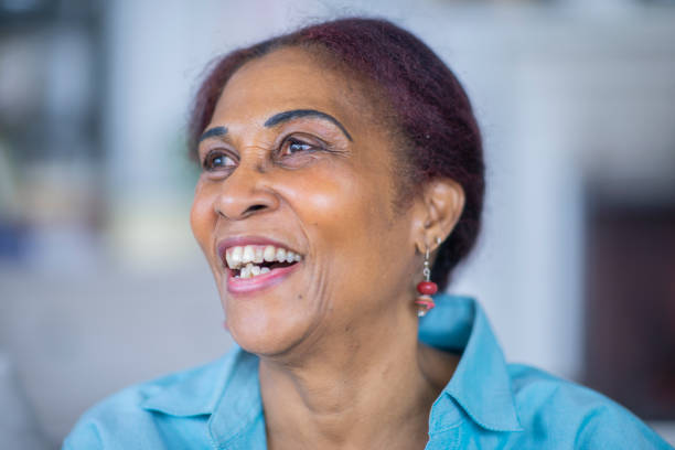 istock Senior woman laughing 1168246591