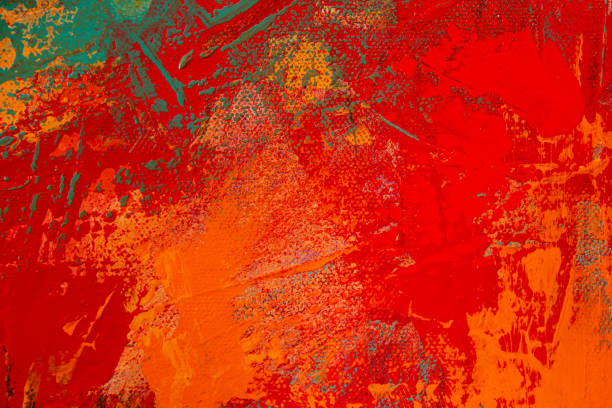 istock Colorful Texture Acrylic Painting on Canvas 1168247213