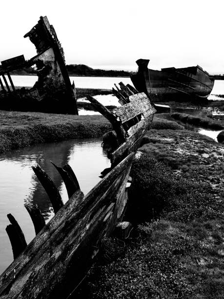 istock Fleetwood trawler wrecks. 1168250271