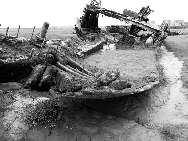 istock Fleetwood trawler wrecks. 1168250417