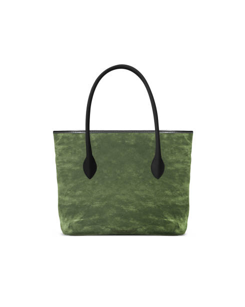 istock Suede handbag with clipping path on a white background 1168250715