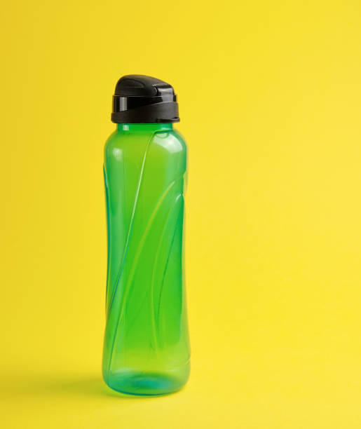 istock closed plastic green transparent sports bottle 1168251359