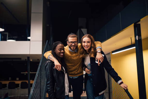 istock Smiling group of college students 1168251522
