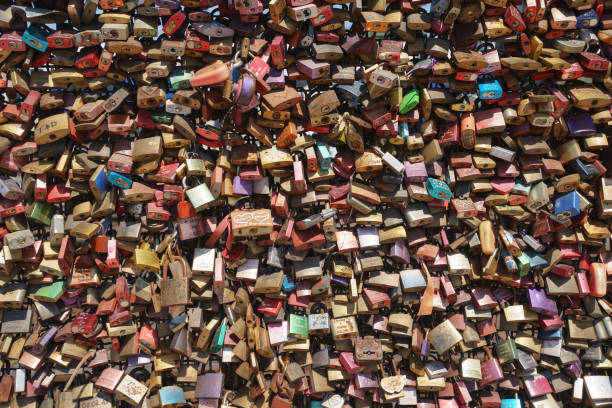 istock Photo of love locks. 1168251623