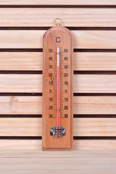 istock Thermometer on the wood table 1168251660
