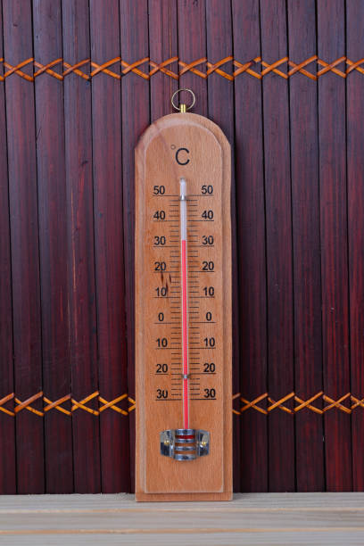 istock Thermometer on the wood table 1168251665