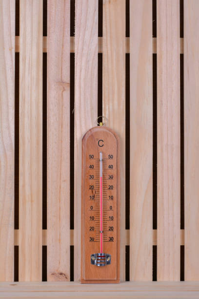 istock Thermometer on the wood table 1168251670