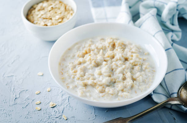 istock Oatmeal porridge with oats 1168254889