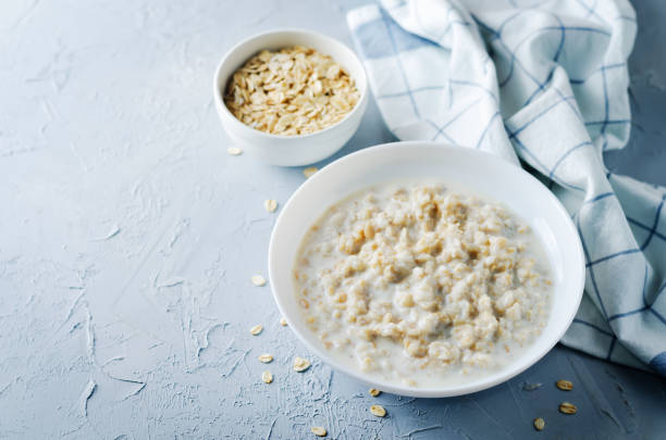 istock Oatmeal porridge with oats 1168254923
