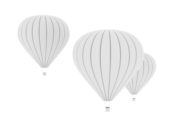 istock Hot air balloon. Isolated on the white background 1168256252