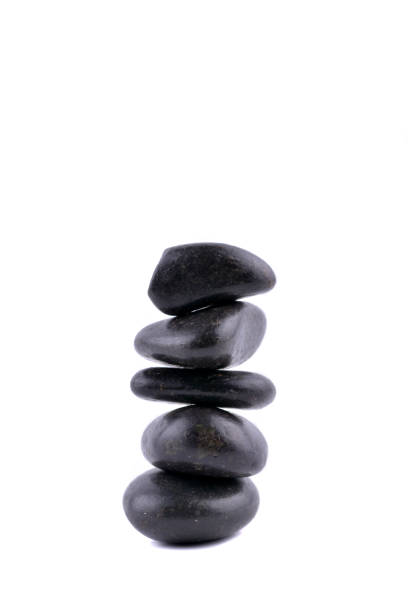 istock Zen stones balance concept isolated on white 1168260821