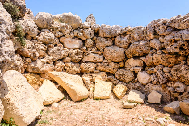 istock Ggantjca neolithic temple, Gozo, Malta 1168263904
