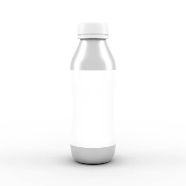 istock Close up of a White Bottle on White Background 1168265965