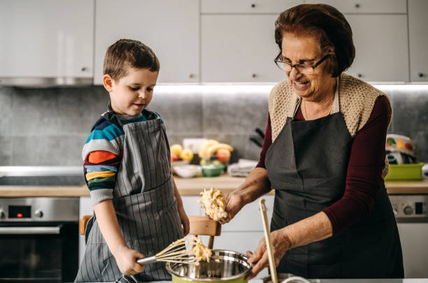 istock Let's your granny show you how to make a cake 1168267189